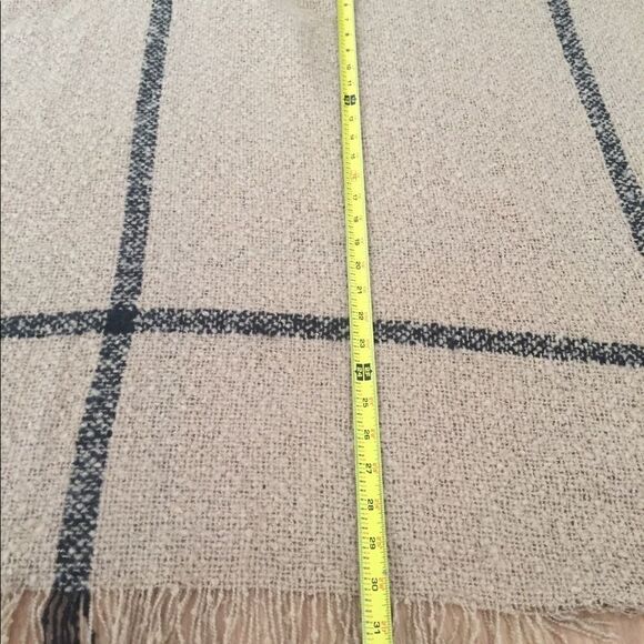 APT 9 Fringed Ends Turtleneck Poncho Sweater - Picture 4 of 5